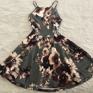 Windsor gray floral dress